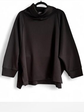 CHALET ET CECI Black
 Relaxed Black Cowl Neck Sweater
